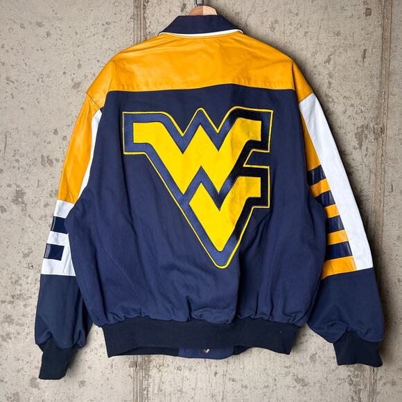 Jeff Hamilton West Virginia University XL Varsity Jacket - Picture 5 of 6
